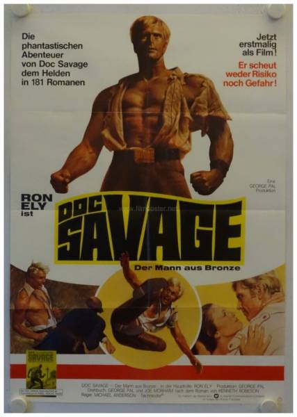 Doc Savage Der Mann aus Bronze originales deutsches Filmplakat